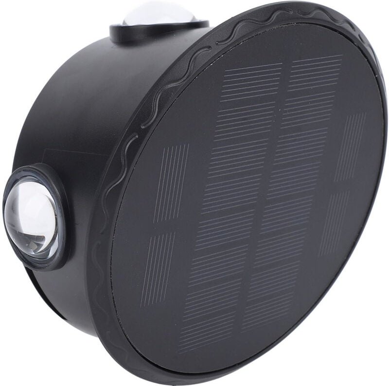 Hofleuchte mit 4 LED-Solar-LED-Chips, Solar-Wandleuchte für den Innen- und Außenbereich, solarbetriebene Bodenleuchten f...