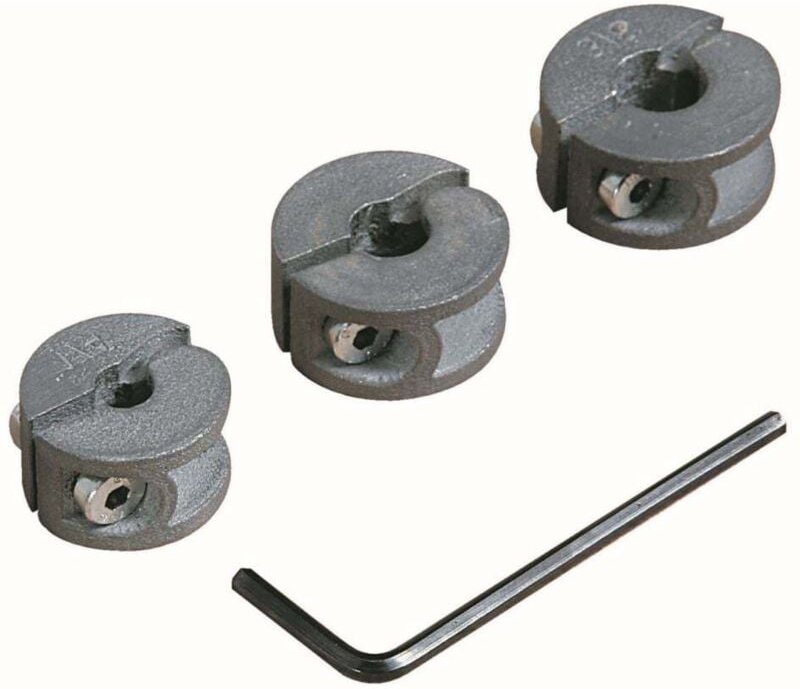 Tiefenstopp 3-teilig ø 6, 8, 10 mm Bits - Wolfcraft