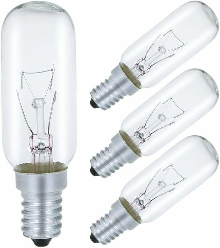 Shmshng - E14 40W Dunstabzugshauben-Glühbirne, 220V Warmweiß 2700K Dimmbare Glühlampe, 4er-Pack