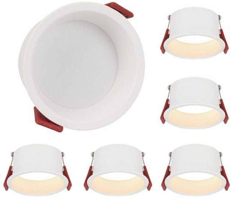 GBLY LED Einbaustrahler 5er Set Einbaustrahler 230V/5W