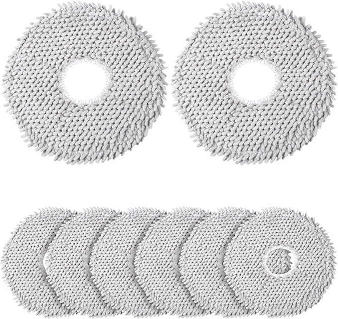 Geeignet für 8 Stück Wischtücher für Xiaomi X10+ / X20+ & Dreame L10s Ultra / L10 Ultra / L20 Ultra / L10s Pro Ultra Hea...