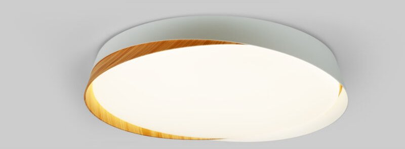 Led Deckenleuchte in Holzoptik cct 24W ø40cm IP22