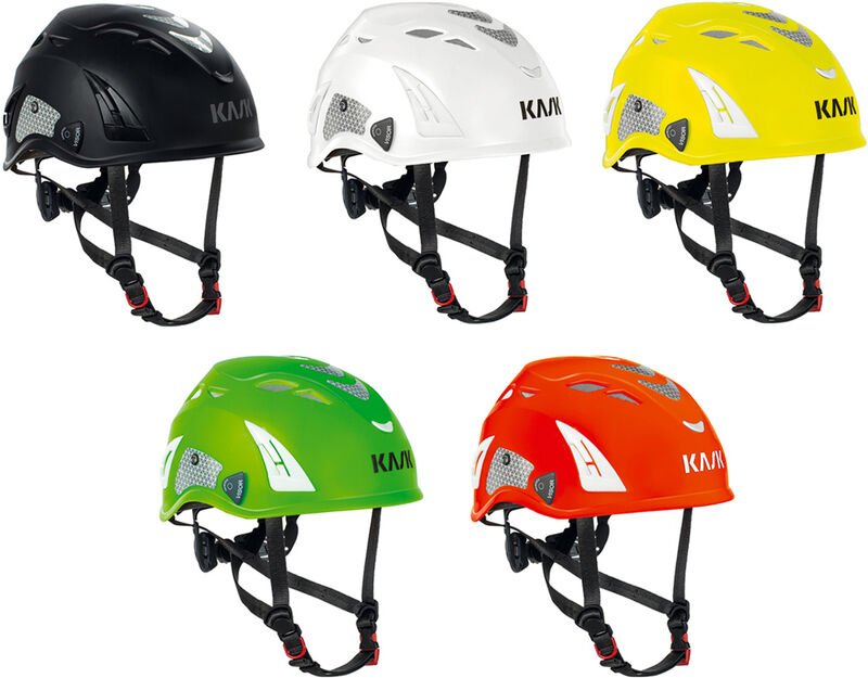 Kask - Superplasma pl hi viz Warnschutz Arbeitshelm - - Rot