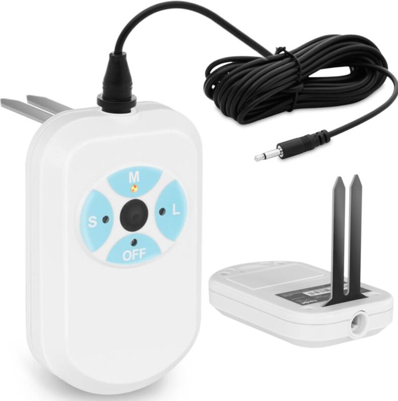 Hillvert - Feuchtigkeitssensor Garten Erde Feuchtigkeitsfühler 5-m-Kabel 25 % 45 % 60 %