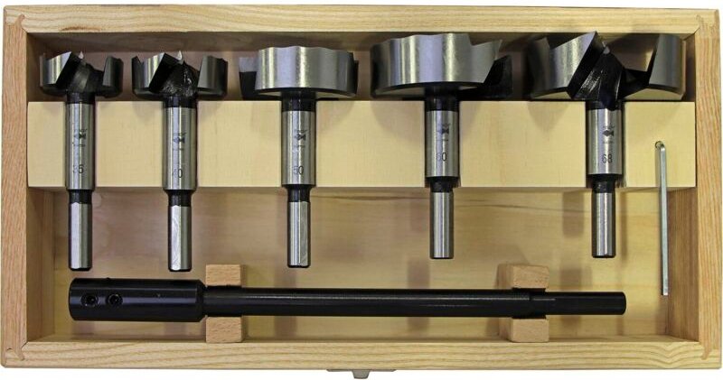 Forstnerbohrersatz Wave Cutter sp Bohrer ø 35 - 68 mm 5 teilig - Fisch
