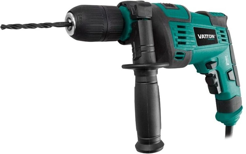 Bohrhammer mit einstellbarer Drehzahl (850 W, 3000 U/min) mit Koffer und Zubehör im Lieferumfang enthalten