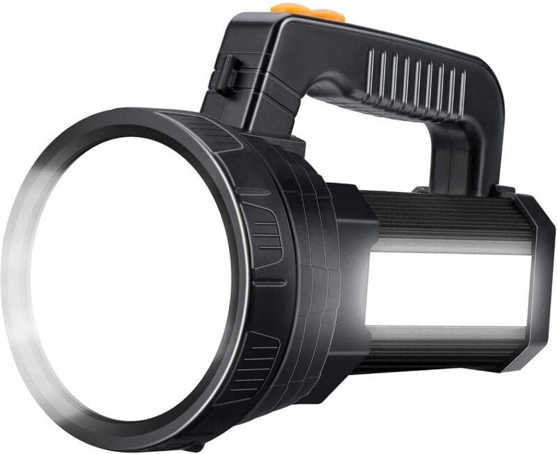 Superhelle, wiederaufladbare LED-Taschenlampe mit 15.000 Lumen und 6 Beleuchtungsmodi, wasserdichte LED-Taschenlampe für...