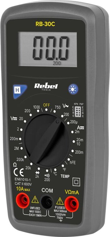 Rebel Tools RB-30C Multimeter