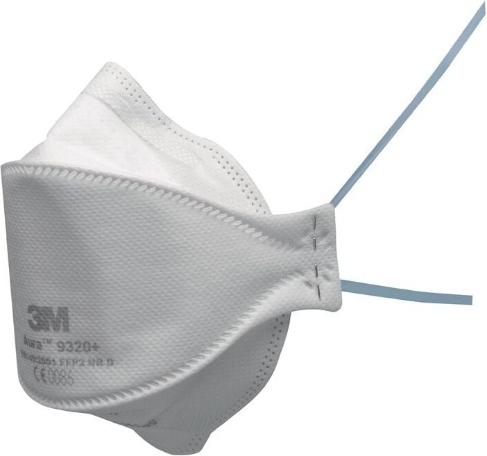 3M - Atemschutzmaske 9320+ FFP2 nrd o.Ausatemventil,faltbar 20 St./KT