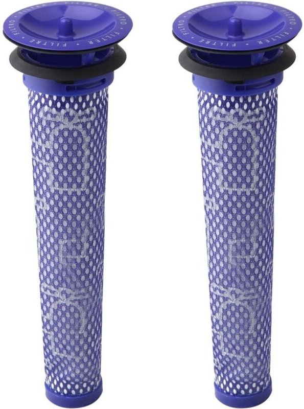 2er-Pack Ersatz-Vorfilter für die Staubsauger Dyson DC58, DC59, V6, V7 und V8. Ersatzteil 965661-01. 3 Filter.