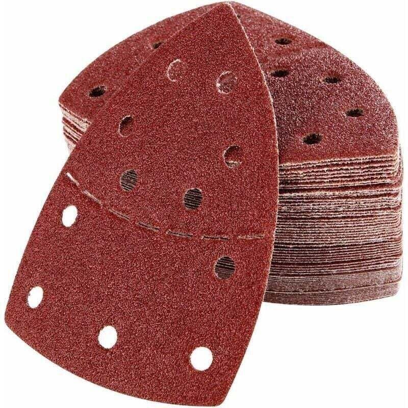 Schleifdreiecke, Schleifpapier für Bosch PSM 100A, PSM 160, PSM 200 AES, PSM 18, PDA 180, PSM 160 A/PSM 80/PRIO, 105 mm ...