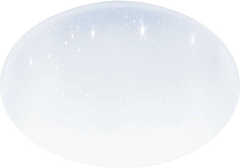 Deckenlampe Pogliola-S, ø 50 cm, Kristalleffekt led Deckenleuchte, Wohnzimmerlampe aus Stahl und Kunststoff, Lampe weiß,...