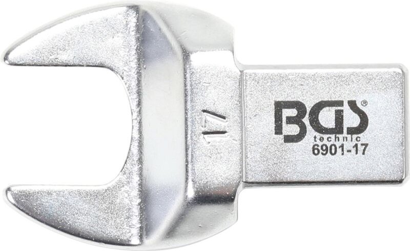 BGS Einsteck-Maulschlüssel 17 mm Aufnahme 14 x 18 - 6901-17