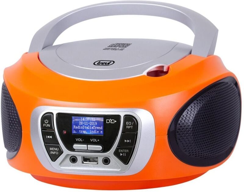 Trevi CMP 510 DAB Digital 3 W DAB, DAB+, FM Orange Playback MP3