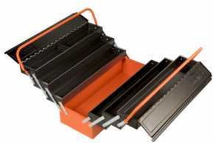 Bahco 1497MBF750 Werkzeugkasten unbestückt Metall Schwarz/Orange