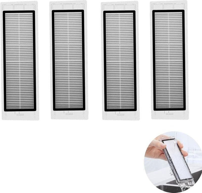 Hepa-Filter Ersatzteile, Filter Zubehör für Roborock S5 S6 Maxv T6 T7 S60 S65 S5 S50 S55 E25 E35 Staubsauger-Teile Ersat...