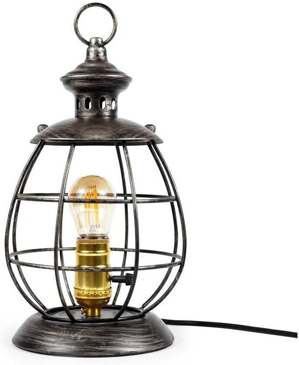 Barcelona Led - Tisch- und Hängeleuchte 'Boose' - Vintage-Käfigdesign - E27 G45