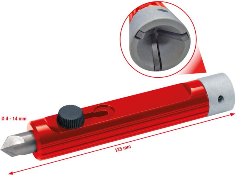 Ks Tools Innen- und Außen-Rohrentgrater, für Ø4-14mm - 105.3015