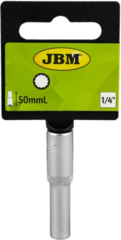 JBM - 50mm lange Steckdose. 7mm. xzn 1/4' 10175