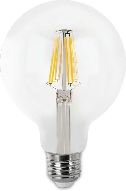 E27 G80 LED Filamentlampe (8W 6400K 800lm) IP20 Ø8x11,8cm transparent