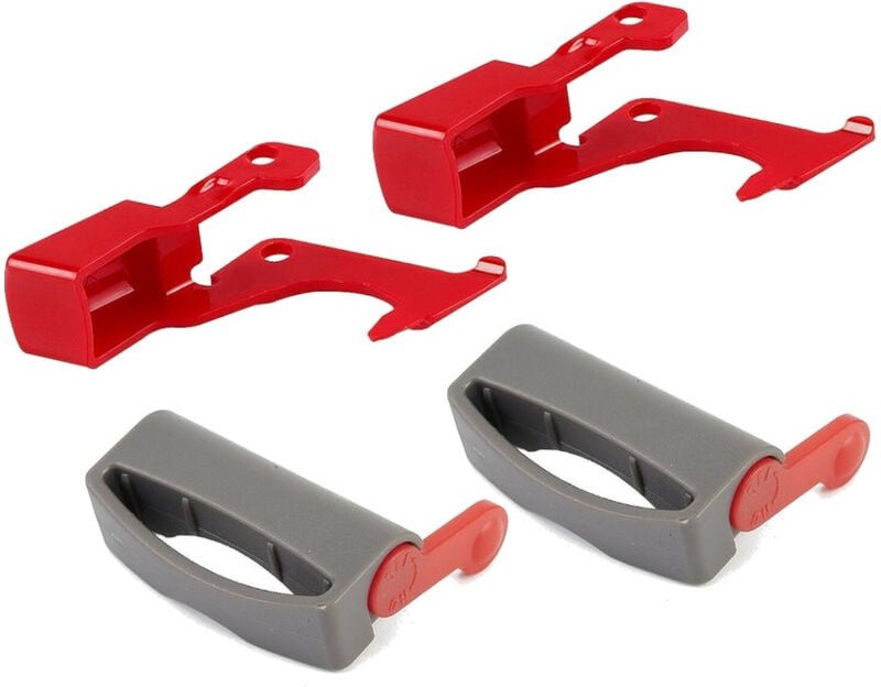 4in1 Set: 2x Verriegelungsschalter + 2x Auslöseknopf kompatibel mit Dyson 969875-02 965321-01 970437-03 965321-13 965321...