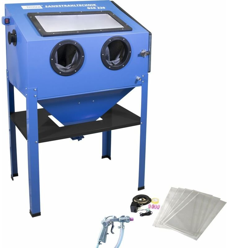 Güde - Sandstrahlkabine Sand-Strahl-Kabine gsk 220 ltr Sandstrahlgerät