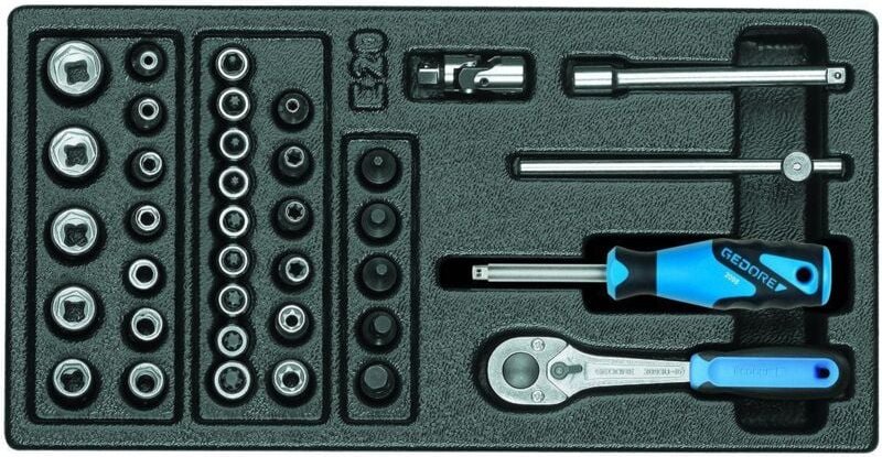 Steckschlüssel-Sortiment 1/4 in 1/3 ES-Modul - Gedore