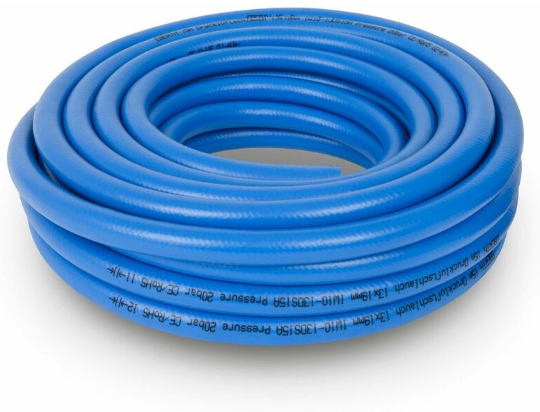 Thumbnail - Eberth - Druckluftschlauch Gewebeschlauch Luftschlauch in 15m Länge, Kompressor Schlauch mit 13mm x 19mm Durchmesser (in...