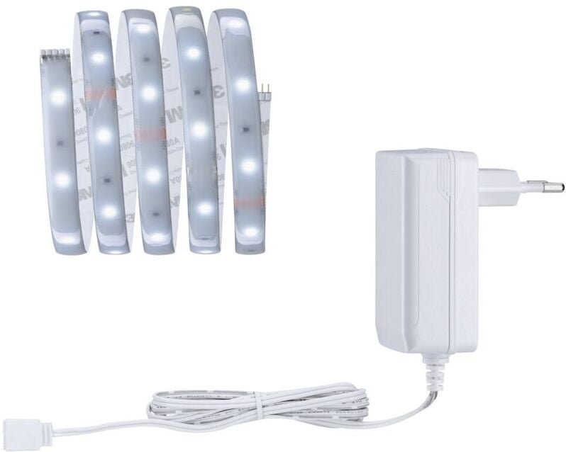 Paulmann - 79872 LED-Streifen-Basisset mit Stecker 24 v 1.5 m Tageslichtweiß 1 Set