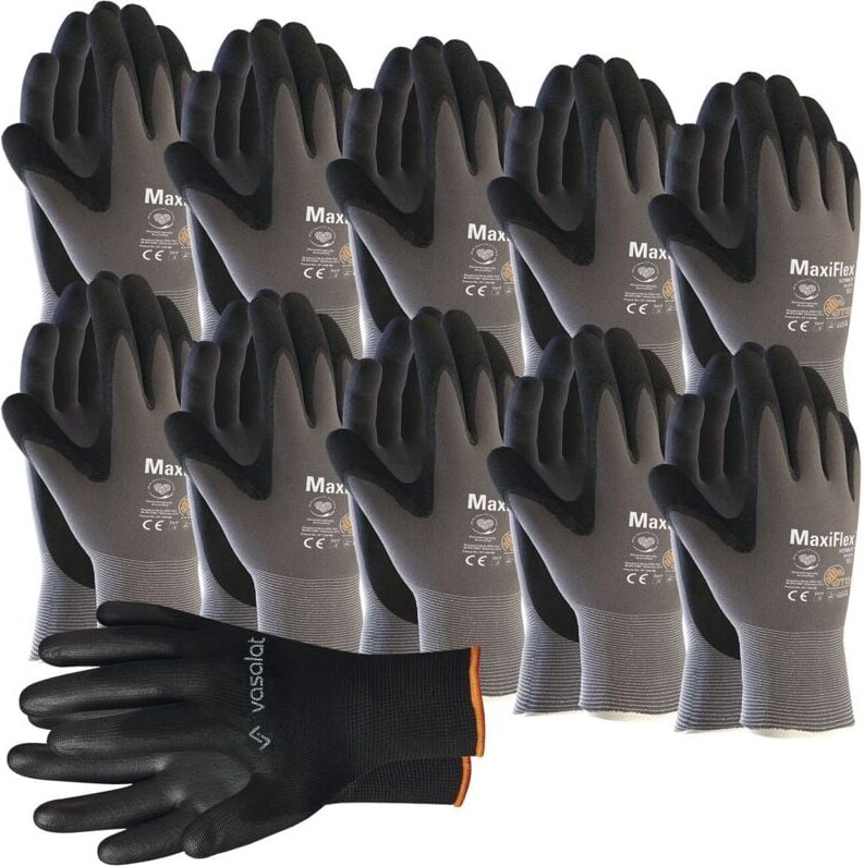 Maxiflex Handschuhe Größe 9 Ultimate 10 Paar - Arbeitshandschuhe Herren und Damen mit hervorragendem Grip - Montagehands...