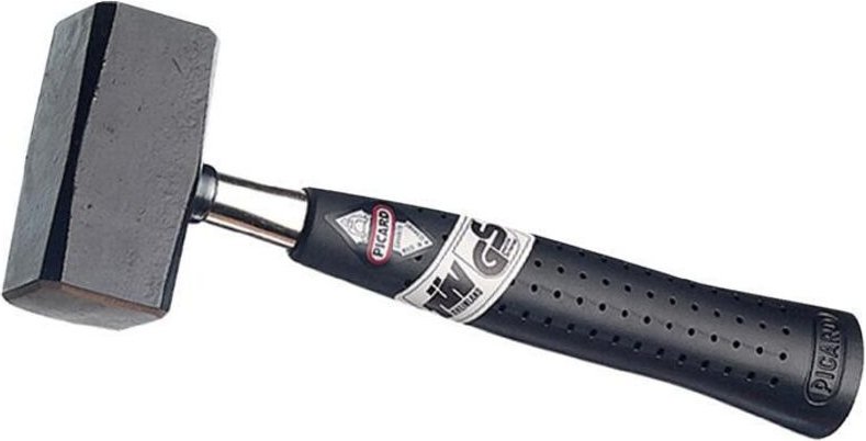 Picard - Fäustel 1.000g schwarzer Spezialgriff mit Stahlrohrstiel Nr. 304