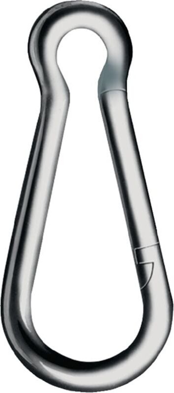 Karabinerhaken DIN 5299, Form C Länge 70 mm Drahtstärke 7 mm Tragfähigkeit 180 kg galvanisch verzinkt