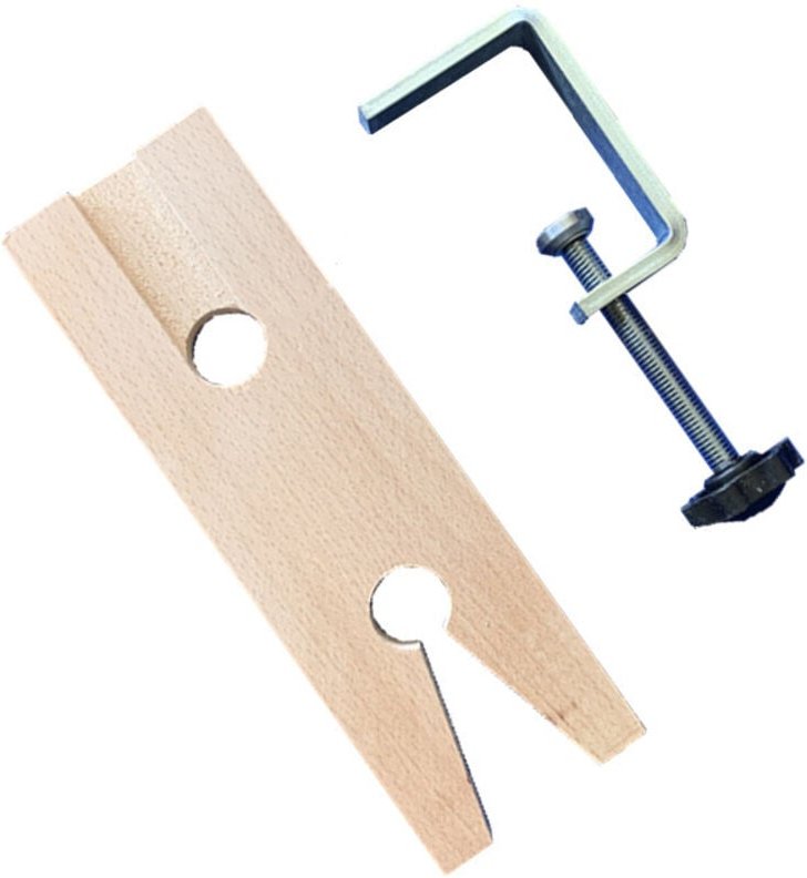 Schraubstock, Juwelierwerkbank, Juwelierbank, Schmuckherstellung. Zuverlässiger Schraubstock aus Holz zur Schmuckherstel...