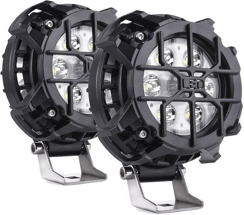 2 Stück 48 w led Spot Pods runde Arbeitslichtleiste Spot Off Road Driving Nebelscheinwerfer 4000 lm Licht für lkw c
