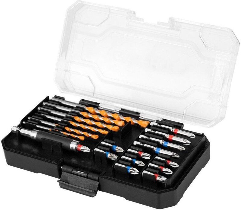 Bohrerset Graphite Stahl 4 bis 8 Millimeter