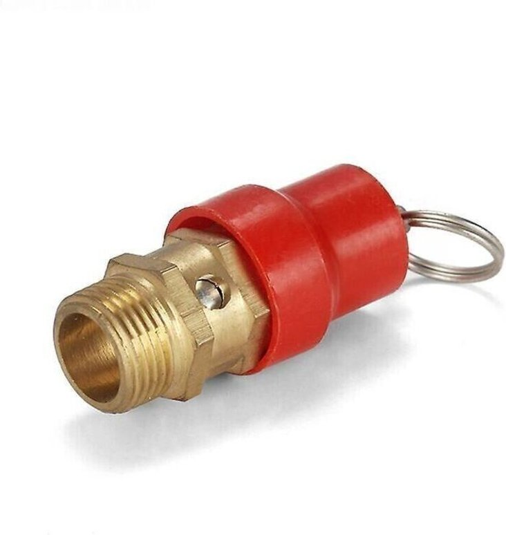 Sicherheitsventil für 8-kg-Luftkompressor (G1/4-Außengewinde) – Korrosionsbeständige Messingkonstruktion – Gegendrucksch...