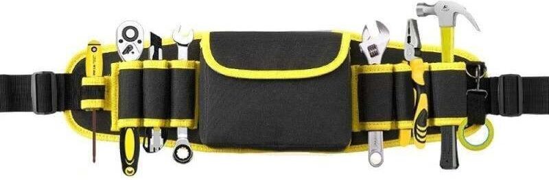 Professionelle Werkzeugtasche, verstellbare Gürteltasche mit Werkzeughalter, Werkzeugtaschentasche, Elektriker-Werkzeugg...