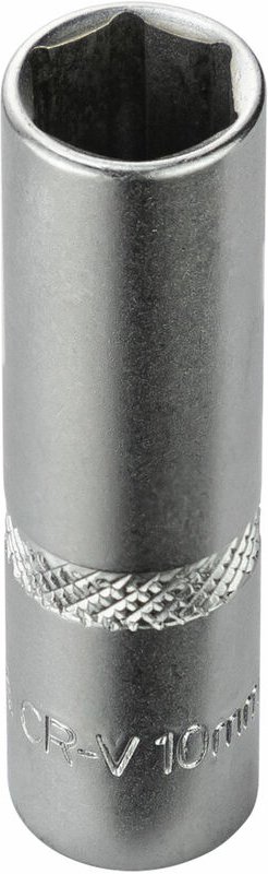 Thumbnail - Stecknuss Sechskant 10mm 6 Kant 1/4' lang (cr-v)