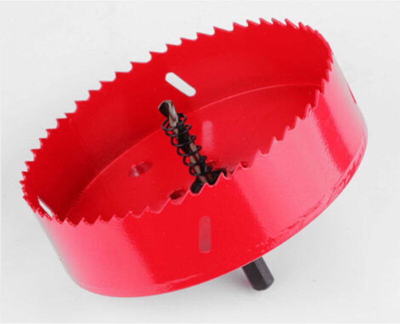 Universelle 100-mm-Lochsäge, HSS-Bimetall-Lochschneider, professionelles Zubehör für Aluminium, Holz, Gusseisen, Messing...