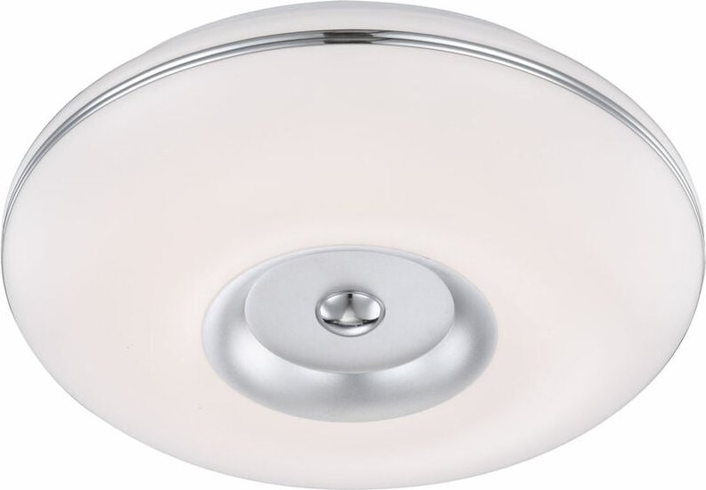 Deckenlampe rund LED Deckenleuchte Wohnzimmerlampe weiß Küchenleuchte, 21W 1350lm warmweiß, D 40x9,5 cm