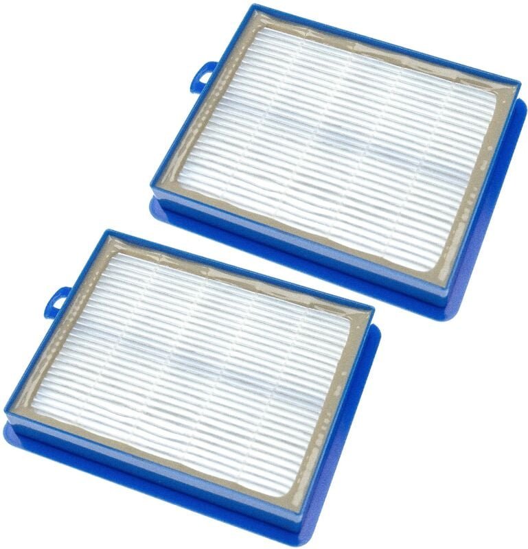 vhbw Filterset 2x Staubsaugerfilter kompatibel mit Philips Jewel FC 9054, FC 9056 Staubsauger - HEPA Filter Glasfaser