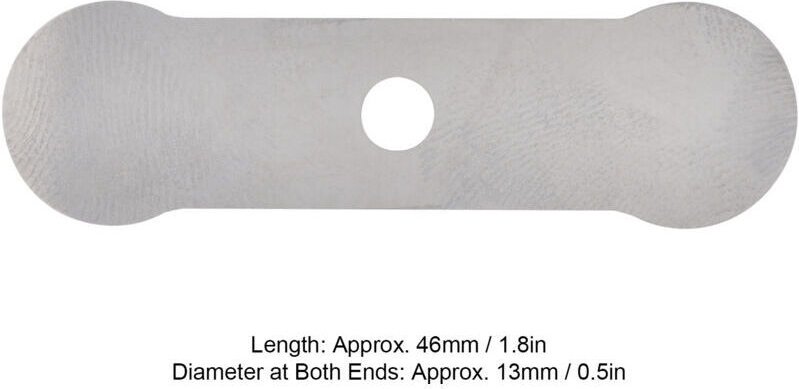 Ventilplatte 13x46mm, 25 Stück, hochfestes, geräuscharmes Aluminium-Zubehör für Luftkompressoren