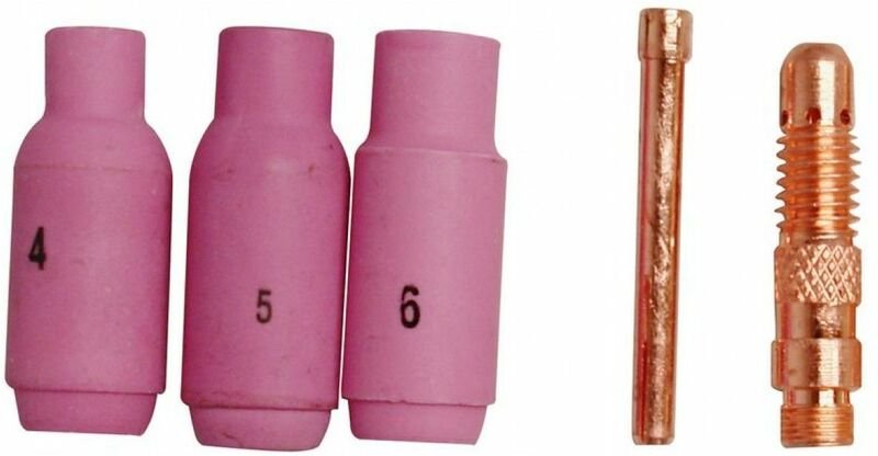 Güde - Düsensatz 5-teilig Für WIG-Schweißplatzausrüstung 2,4 mm 41688