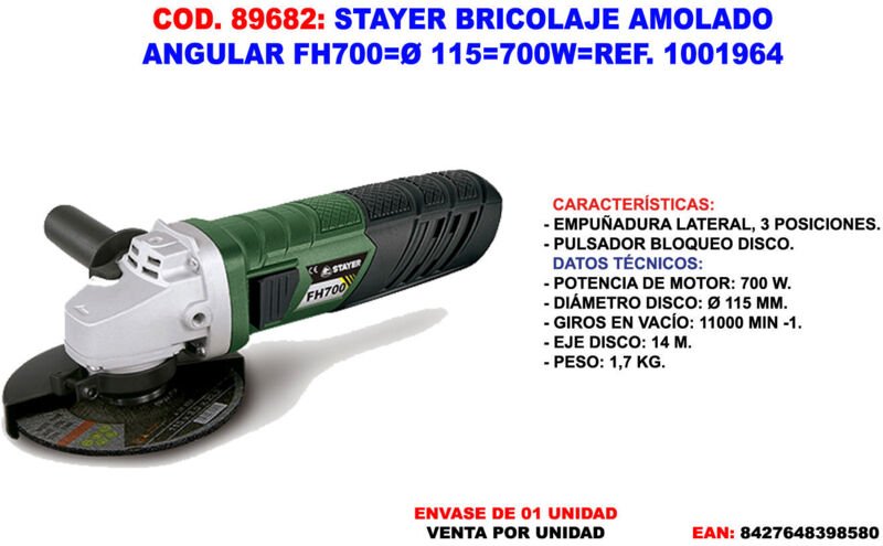 Stehwinkelschleifer DIY FH700 C 115700W1001964