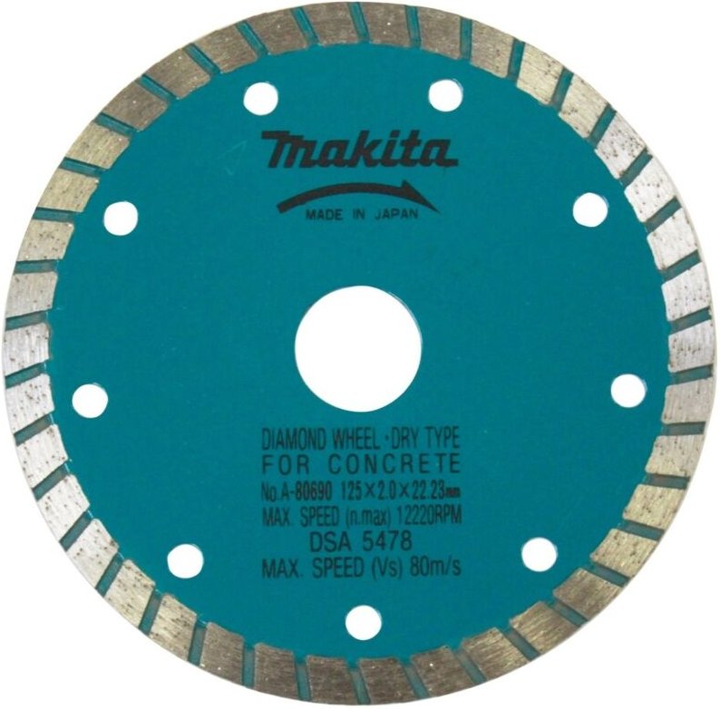 Diamantscheibe 125 mm Pfanne - Makita
