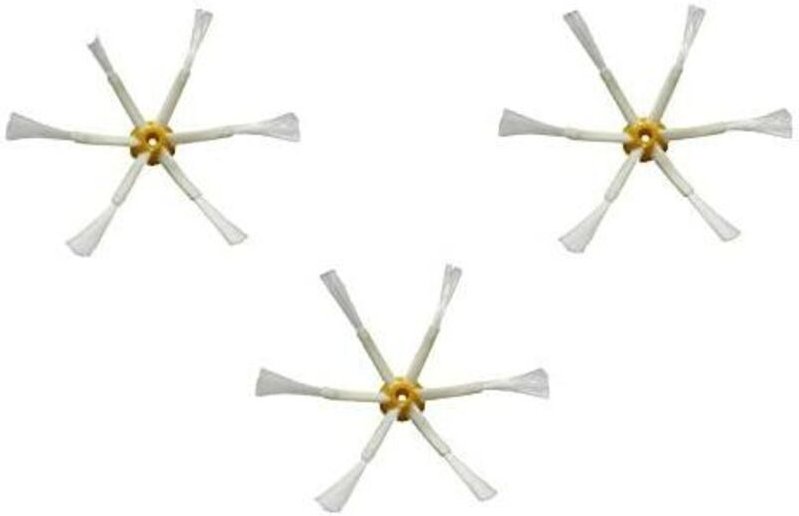 Packung mit 3 Bürsten mit 6 Armen für Roomba 500, 600, 700 Roomba Staubsauger - Ahlsen