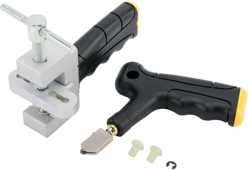 Shining House - Manuelles Fliesenschneidewerkzeug, Fliesenbrechzange, Schneidset für Keramikfliesen, Glas, Spiegel (schw...