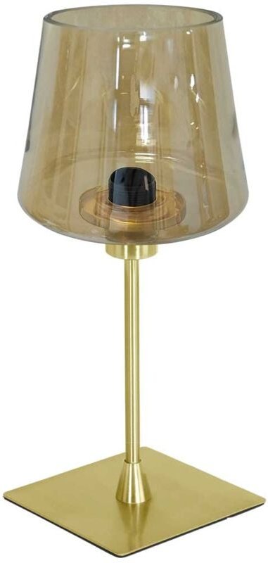 Tischlampe - Ancilla - messing - glas metall - ø - Steinhauer