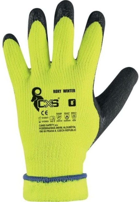 Beschichtete, Isolierte Handschuhe Cxs Roxy Winter 9 - 12 Paar - Rek Cx3 4764