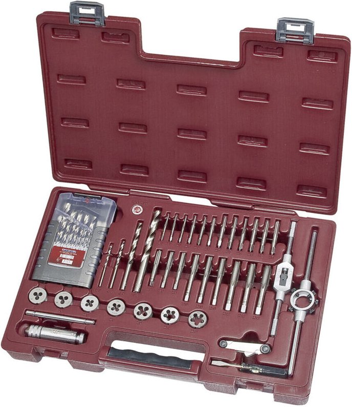 Kraftwerk - Bohrer-+Gewindeschneidwerkzeugkoffer